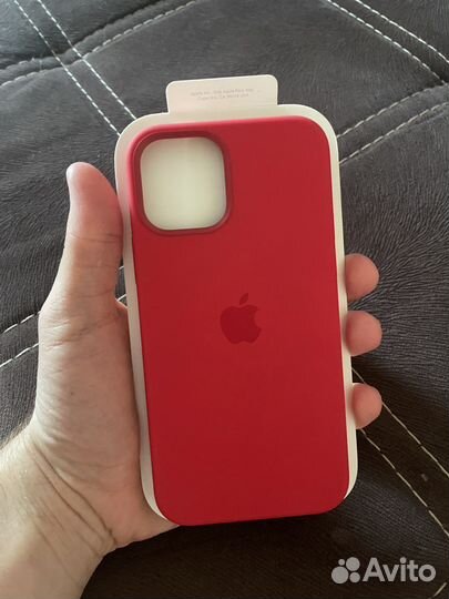 Оригинальный силиконовый чехол iPhone 12/ 12 pro