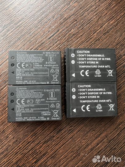 Аккумуляторы LP-E12