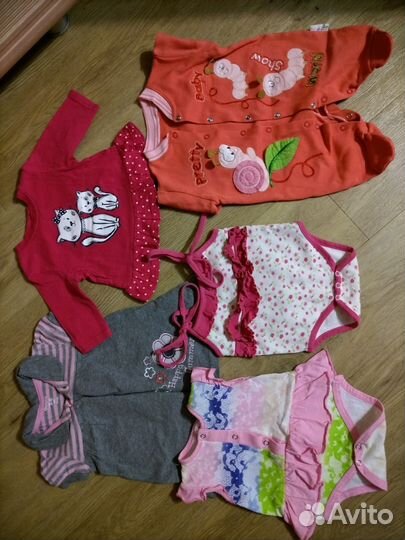 Коробка вещей на девочку