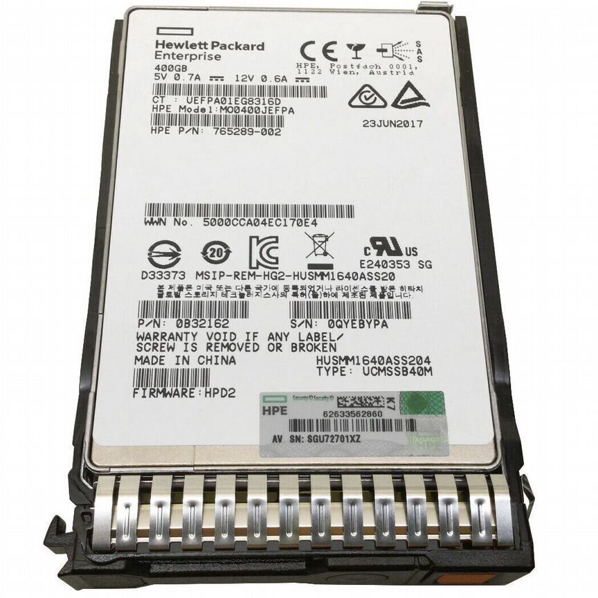 [MO0400JEFPA] Ssd Hp 400gb 780432-001 Sas 2.5 Mo0400jefpa