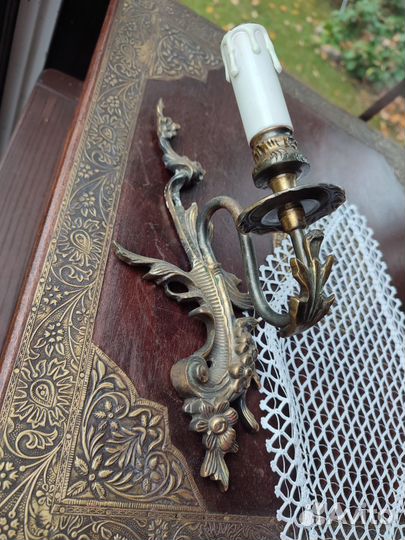 Бра бронза винтаж