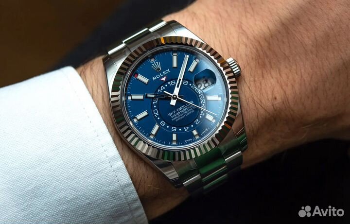 Rolex Sky Dweller 42mm Blue Dial White Gold