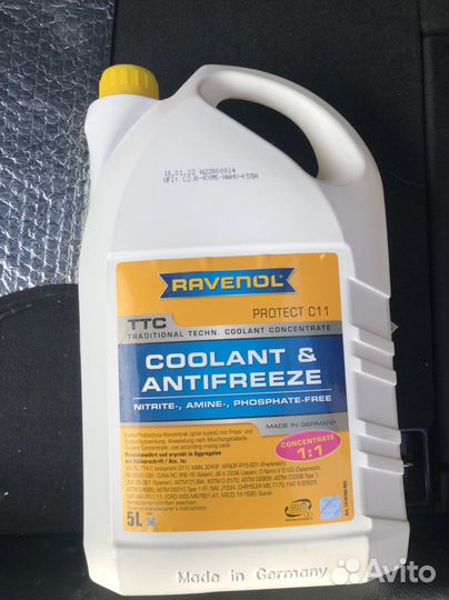 Антифриз ravenol TTC Protect C11 Concentrate