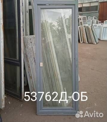 Двери Пластиковые Б/У 2050(в) х 770(ш) Балконные Н