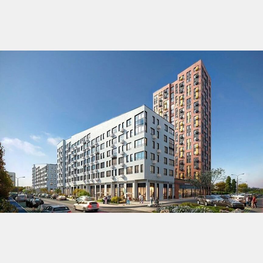 3-к. квартира, 69,3 м², 17/18 эт.