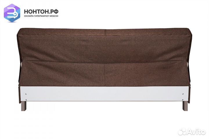 Диван книжка Ручеек на высоких ножках коричневый