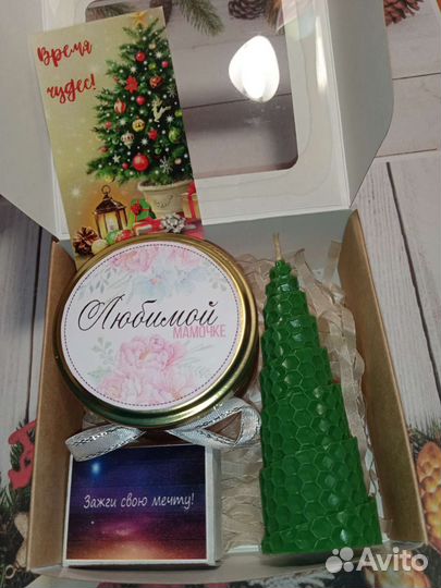 Свечи новогодние