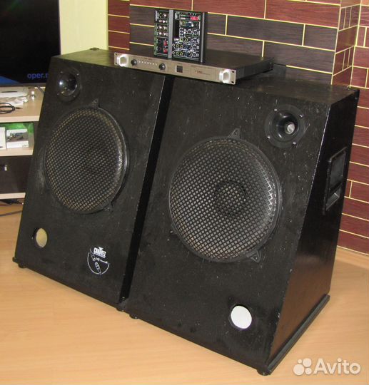 Колонки Pro 1200W 2ш EVM-15