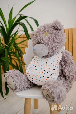 Силиконовый нагрудник с принтом