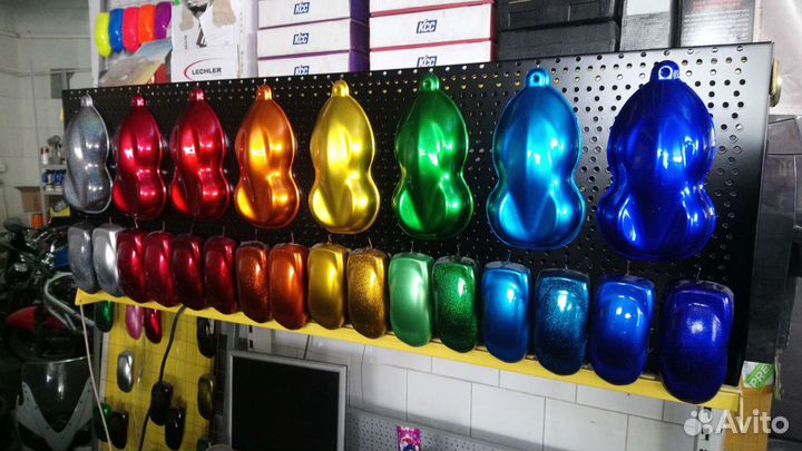 Изготовление эксклюзивных красок и автоэмалей