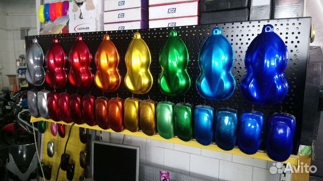 Изготовление эксклюзивных красок и автоэмалей