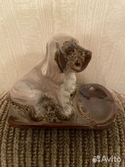 Статуэтка - пепельница, керамика