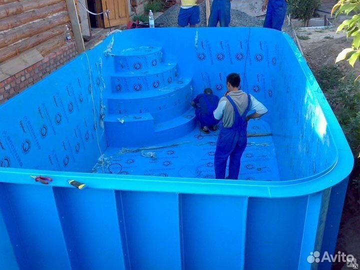 Пластиковый бассейн
