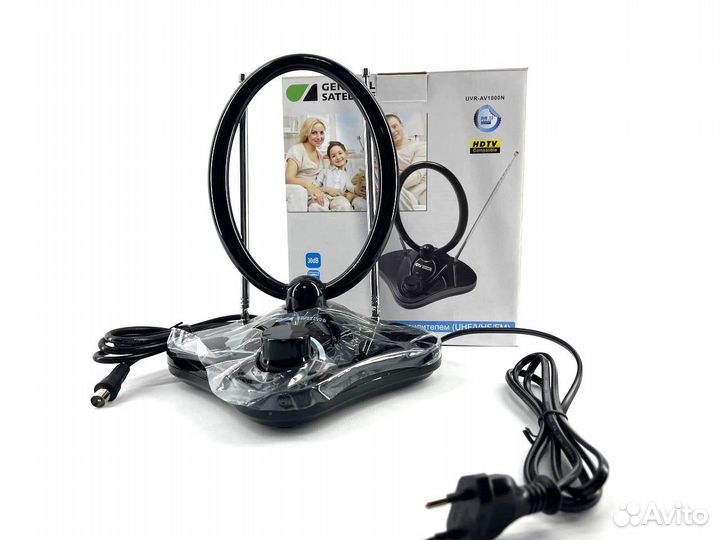 Антенна комнатная с усилителем