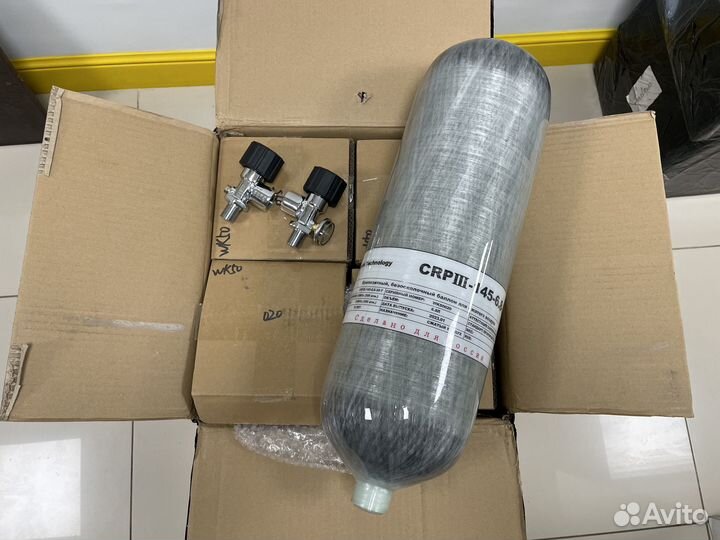 Баллоны вд композитные 6.8 (7) л. (свежие)