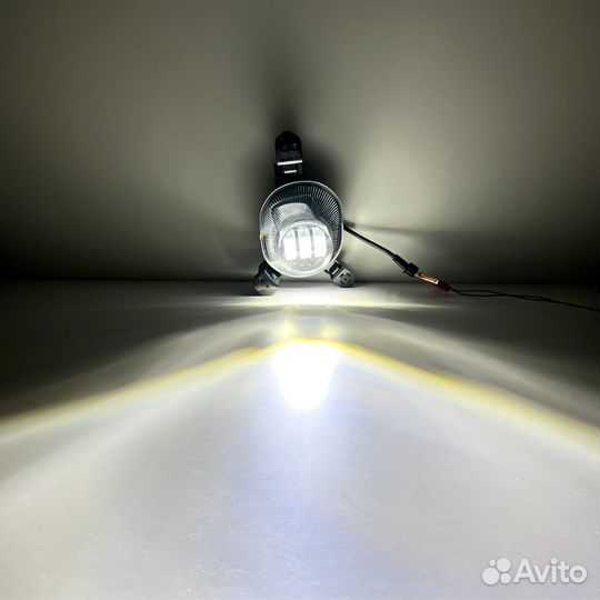 Светодиодные LED птф KIA RIO 4 в дхо 50W Sal-Man