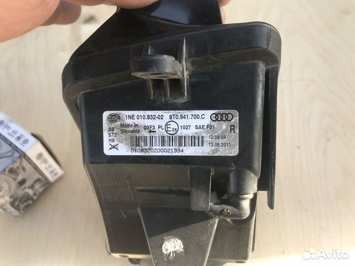 Фара противотуманная Audi A5 рестайлинг