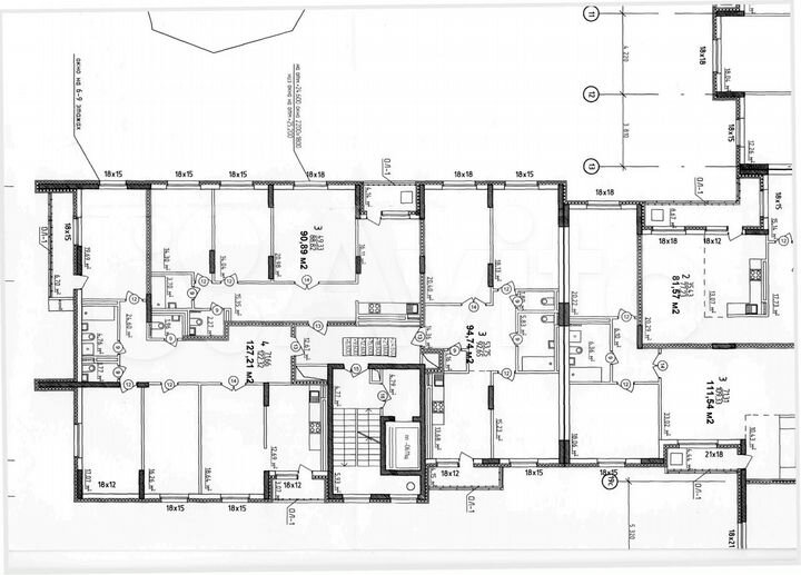 4-к. квартира, 127 м², 5/9 эт.