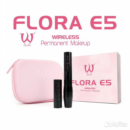 Машинка для татуажа AVA Flora E5 Stroke 2.0-3.2 Black