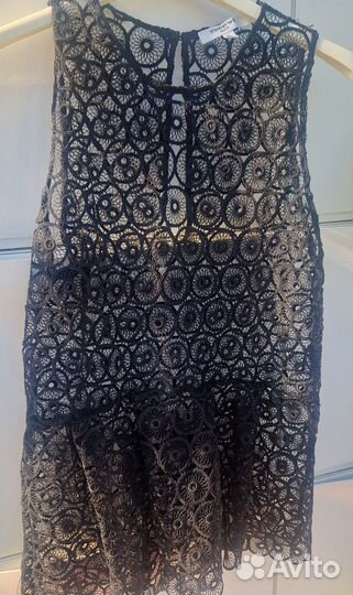 Блуза топ с баской, 42-44 размер