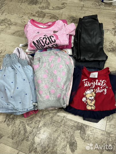 Вещи пакетом на девочку 104