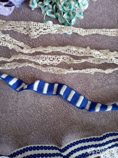 Тесьма, сутаж, кружево СССР, цена за всё