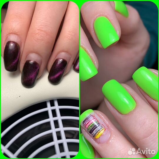 Маникюр, педикюр, наращивание ногтей, шеллак