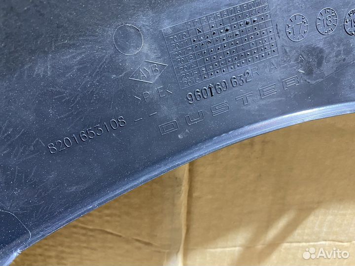 Накладка крыла переднего Renault Duster Новая