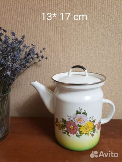 Чайник заварочный эмалированый СССР