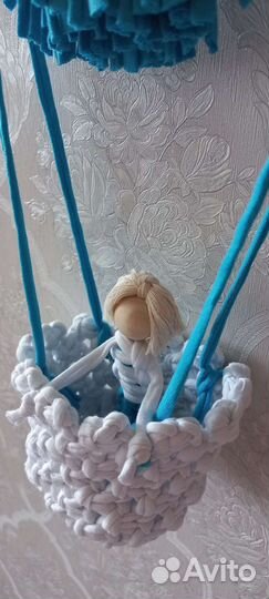 Воздушный шар с корзиной