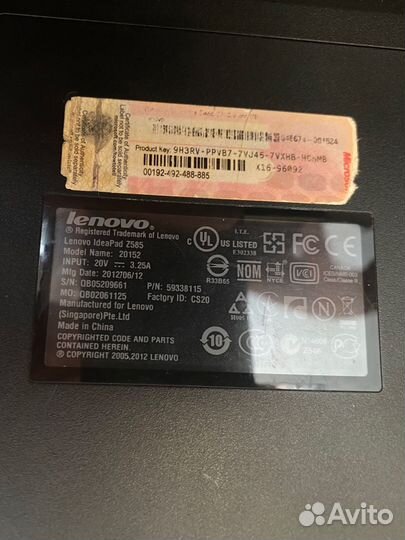 Ноутбук lenovo