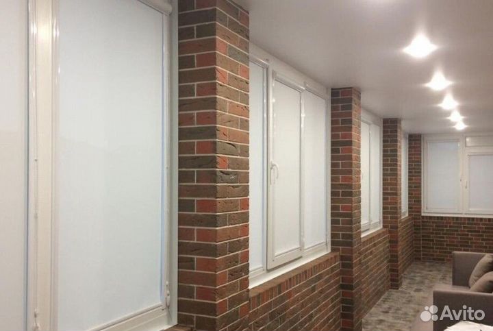 Рулонные кассетные шторы блекаут W2562-F3473