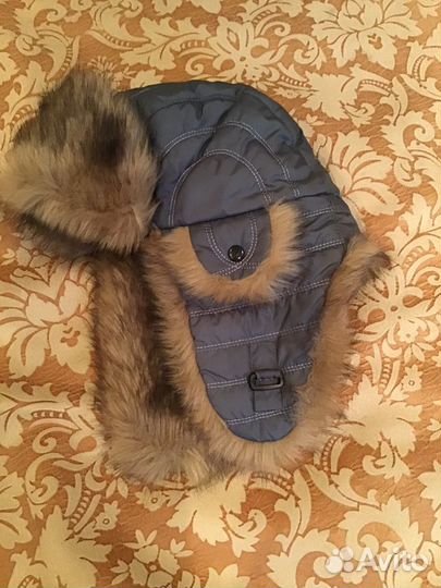 Шапка ушанка детская зимняя размер регулируется