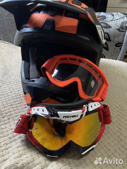 Кросовый Шлем Axxis MX803 wolf