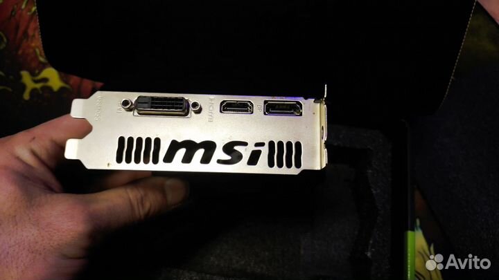 Видеокарта 1050 MSI