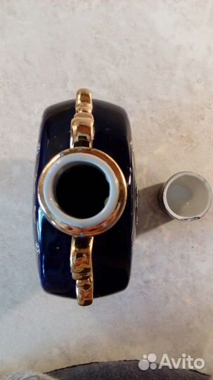 Штоф-графин, кобальт Городница