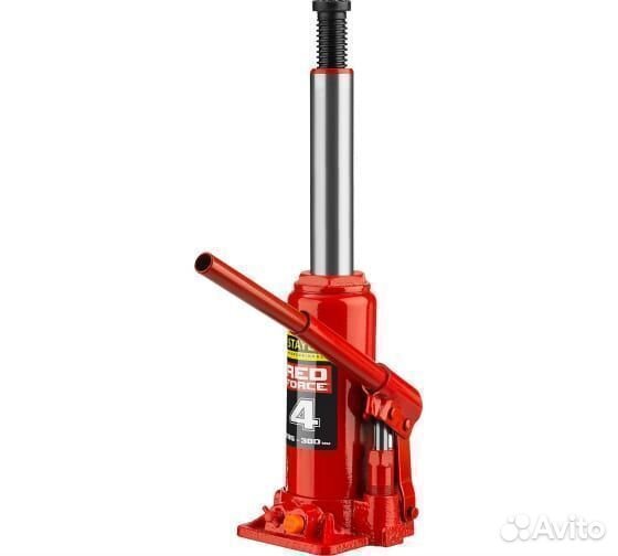 Домкрат бутылочный Stayer RED force 4т 195-380мм