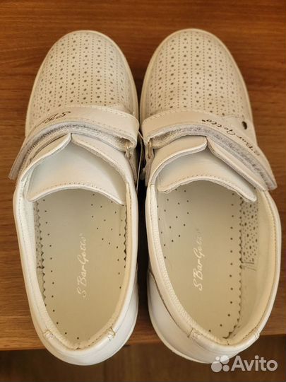 Туфли летние женские слипоны мокасины 36 кожа
