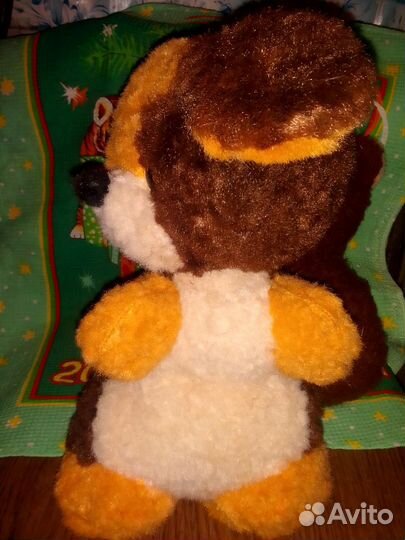 Мягкая игрушка СССР собака и мишка