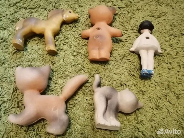 Резиновые игрушки СССР пищалки