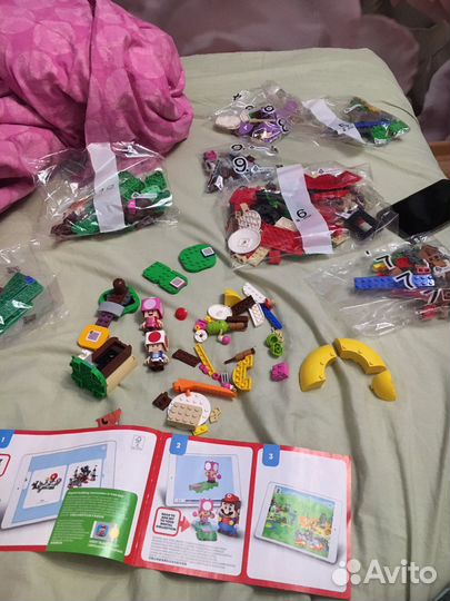 Lego super mario 71368. Погоня за сокровищаии Тоа