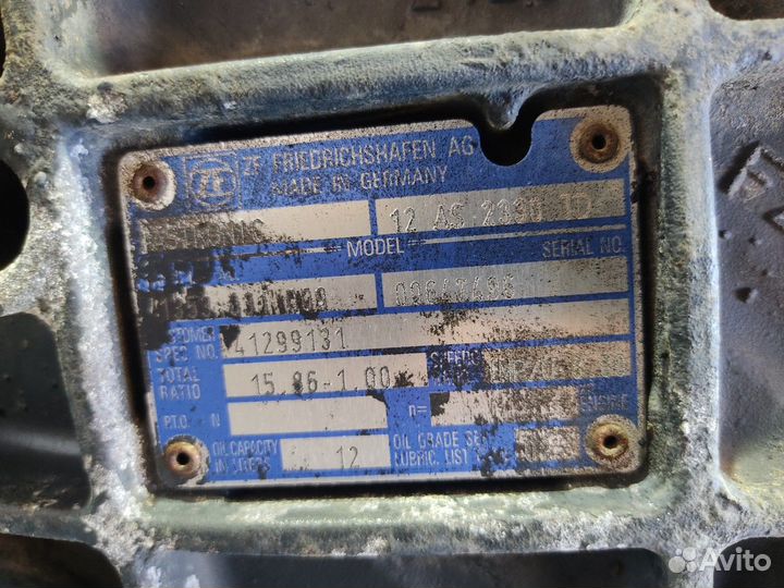 АКПП ZF 12AS2330TD Iveco Stralis