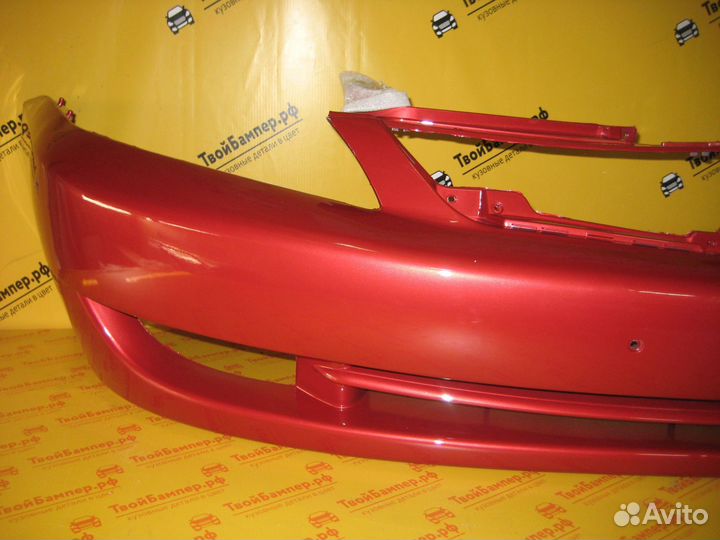 Бампер передний Mitsubishi Lancer 9 рест. Красный