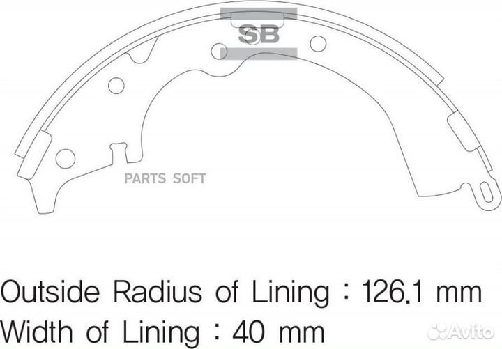 Sangsin brake SA166 Колодки тормозные задние SA166