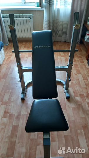 Тренажер для жима лежа, блины