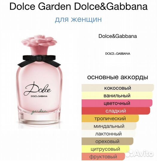 Парфюмерованная вода Dolce & Gabbana Dolce Garden