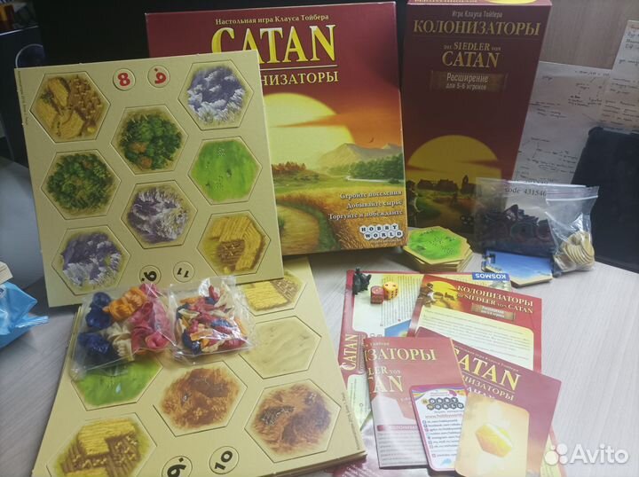 Колонизаторы Catan + расширение на 5-6