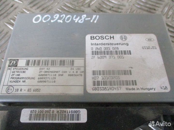 Блок управления ретардой ZF 6009371001