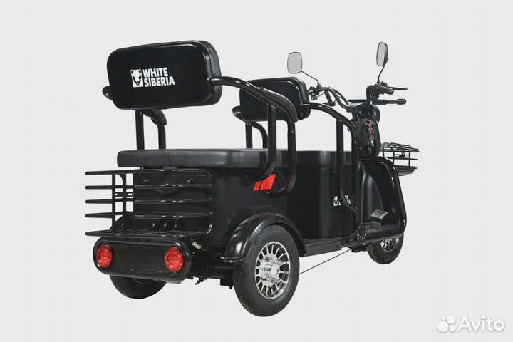 Электротрицикл white siberia sibtrike R 2000W 2023