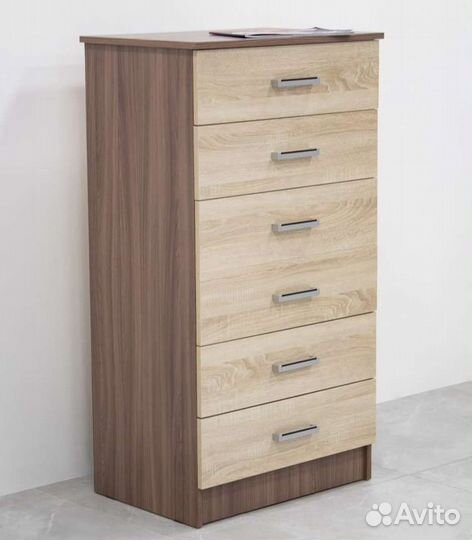 Комод Катрин -4 ясень Шимо/ сонома